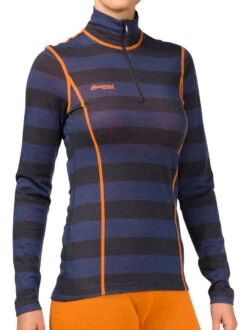Bergans Akeleie Thermoshirt Dames Blauw