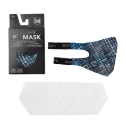 Buff Face Mask Solid Black Mondkapje Met 5 Filters -Killtec Ski Winkel Buff Face Mask Solid Black mondkapje met 5 filters 598791 7