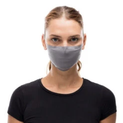 Buff Face Mask Solid Grey Sedona Mondkapje Met 5 Filters -Killtec Ski Winkel Buff Face Mask Solid Grey Sedona mondkapje met 5 filters 598790 4