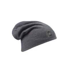 Buff Heavyweight Merino Wool Hat Solid Grey Muts