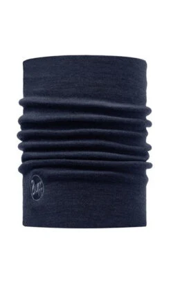 Buff Heavyweight Merino Wool Solid Denim Nekwarmer