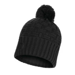 Buff Knitted & Polar Hat Buff Airon Black Muts