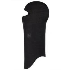 Buff Lightweight Merino Balaclava Solid Black