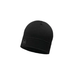 Buff Lightweight Merino Wool Hat Solid Black Muts