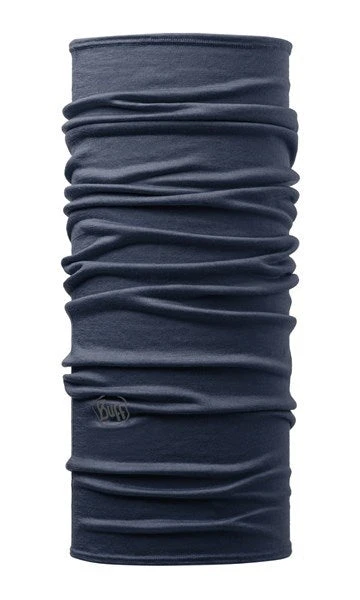 Buff Lightweight Merino Wool Solid Denim Nekwarmer 3 Buff Lightweight Merino Wool Solid Denim Nekwarmer