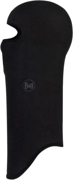 Buff Microfiber Balaclava Solid Black