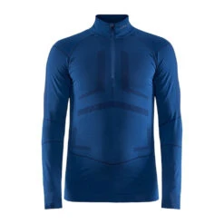 Craft Active Intensity Zip Thermoshirt Lange Mouwen Blauw Heren