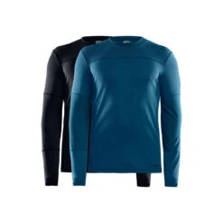 Craft Core 2-Pack Baselayer Thermoshirt Lange Mouwen Zwart/blauw Heren