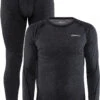 Craft Core Wool Merino Thermoset Zwart/grijs Heren 2 Craft Core Wool Merino Thermoset Zwart/grijs Heren -Killtec Ski Winkel Craft Core Wool Merino thermoset zwartgrijs heren 599631 1