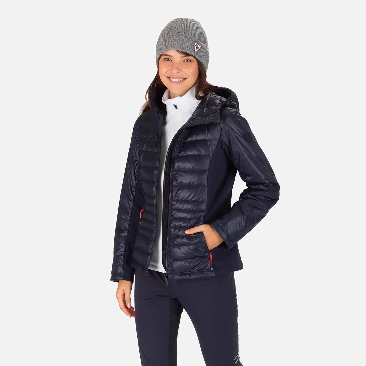 Rossignol SKPR Hybrid Light Ski Jas Blauw Dames 6 Rossignol SKPR Hybrid Light Ski Jas Blauw Dames - Afbeelding 4