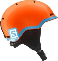 Salomon GROM Jr Skihelm Oranje