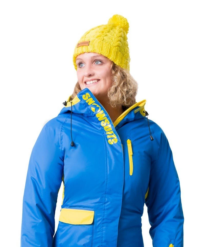 Snowsuits Knitted Muts Geel 4 Snowsuits Knitted Muts Geel - Afbeelding 2