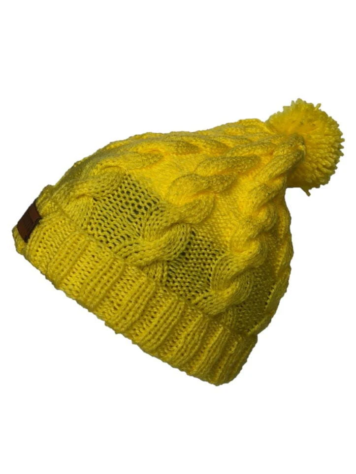 Snowsuits Knitted Muts Geel 6 Snowsuits Knitted Muts Geel - Afbeelding 4