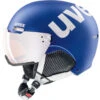 Uvex HLMT 500 Visor Skihelm Met Vizier Blauw/wit -Killtec Ski Winkel Uvex HLMT 500 Visor skihelm met vizier blauwwit 611592 1