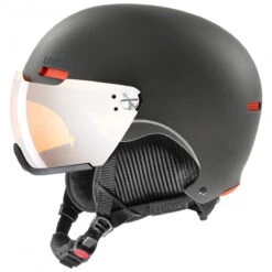 Uvex HLMT 500 Visor Skihelm Met Vizier Zwart/oranje